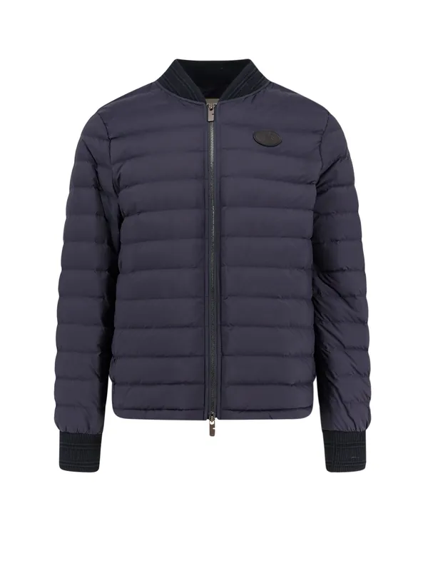 Dalham Down Jacket With Ekd Patch - Burberry