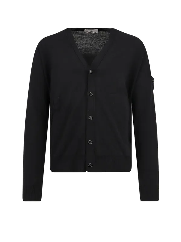 Virgin Wool Cardigan - Stone Island