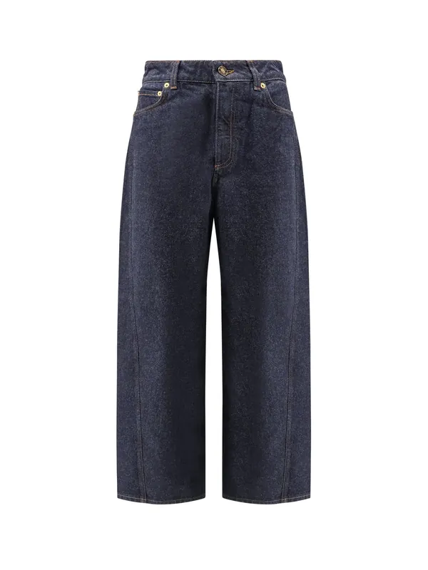 Twisted Dark Blue Denim Jeans - Givenchy