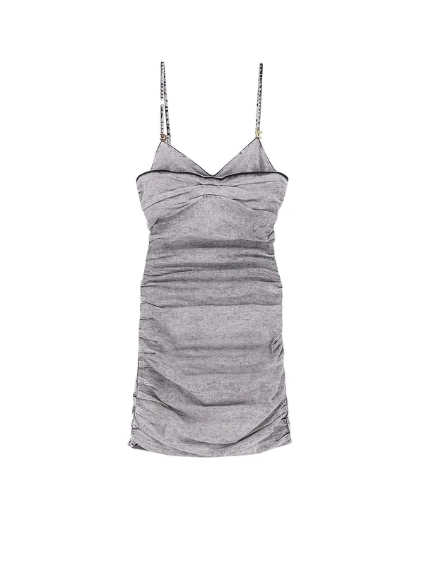 Denim Mini Dress - Elisabetta Franchi