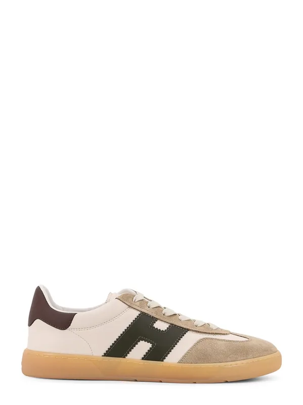 Hogan Cool Suede And Leather Low-Top Sneakers