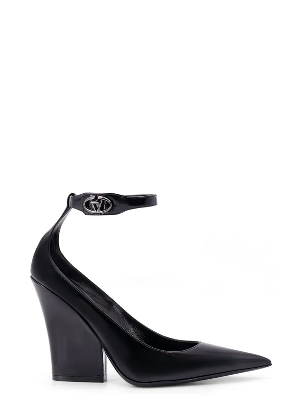 Patent Leather DéColleté With Vlogo The Bold Buckle - Valentino Garavani