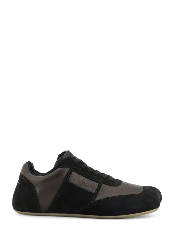 Anatomic Suede And Leather Sneakers - MM6 Maison Margiela