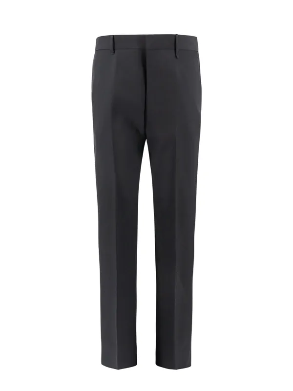 Wool Trouser With Logoed Bands On The Side - Givenchy