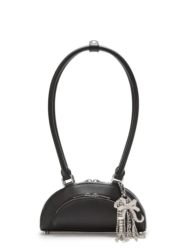 Leather Shoulder Bag With Charms - Self-Portrait
