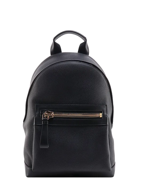 Textured Leather Backpack With Pocket On The Front - Tom Ford
