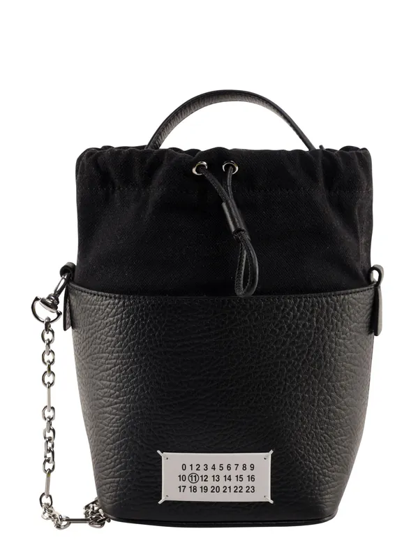 5ac Bucket Small Leather Bucket Bag - Maison Margiela