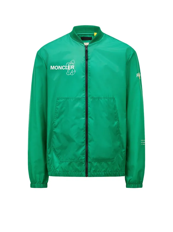 Ostria 7 Moncler Frgmt Hiroshi Fujiwara Jacket With Maxi Print