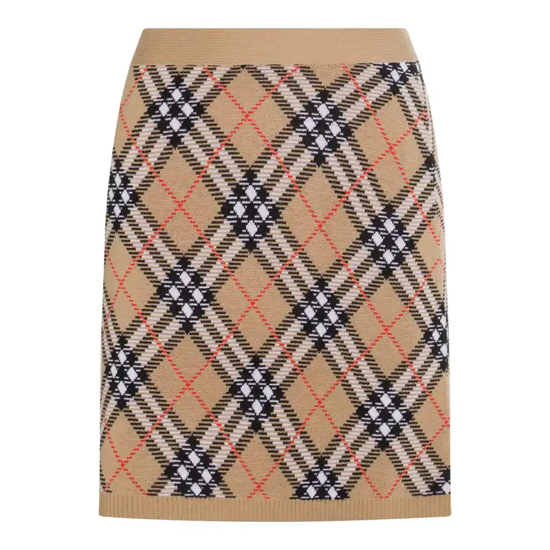 Skirts Sand Ip Check - Burberry