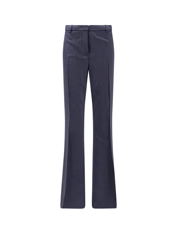 Wool Trousers With Iconic Motif - Etro