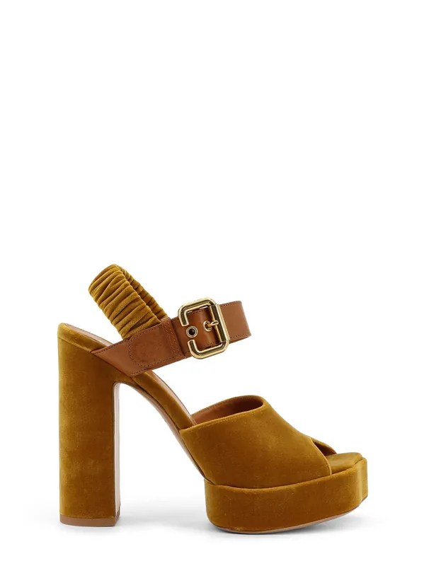 Aria Velvet Sandals - Chloé
