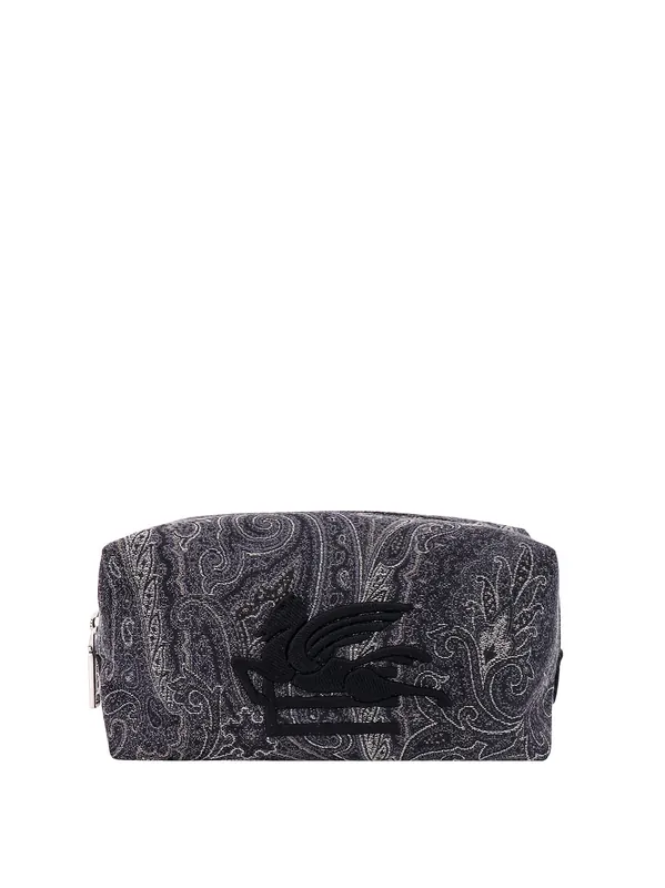 Coated Canvas Beauty Case With Paisley Motif - Etro