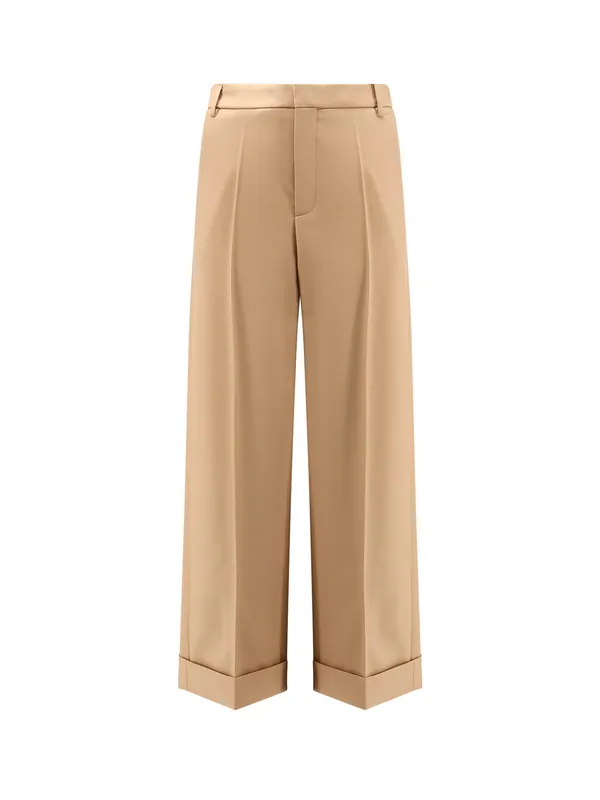 Virgin Wool Trousers - Valentino Garavani