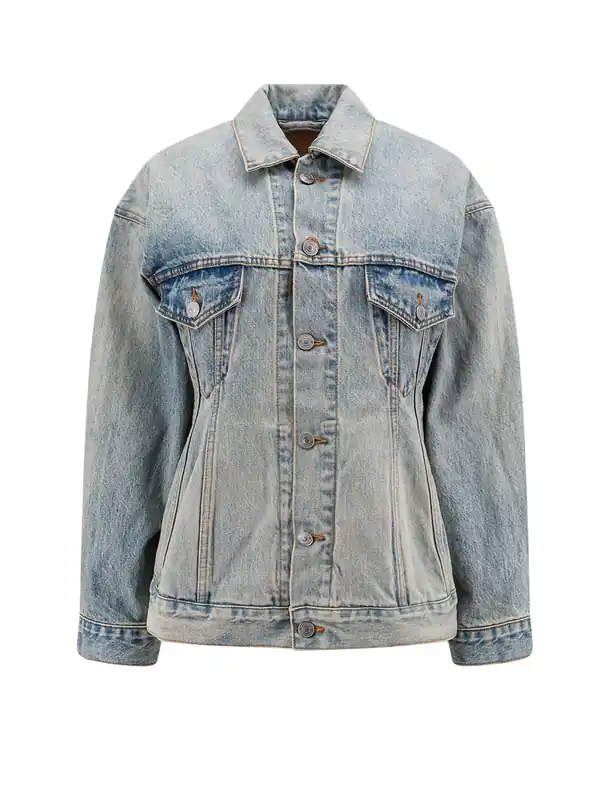 Hourglass Denim Jacket - Balenciaga
