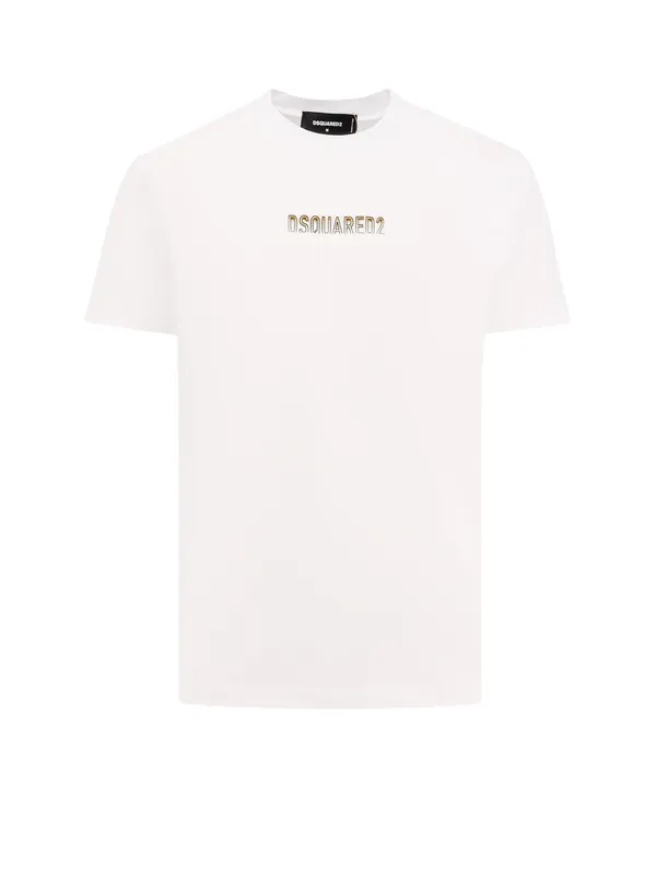 Cotton T-Shirt With Frontal Embossed Logo