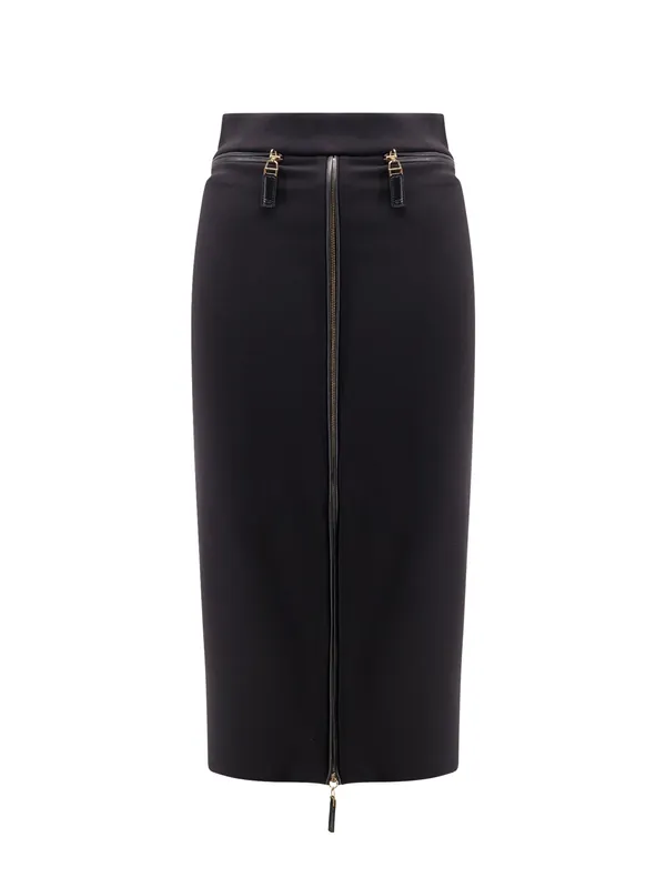 Satin Pencil Skirt - Elisabetta Franchi