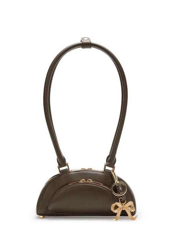 Leather Shoulder Bag With Charms - Self-Portrait