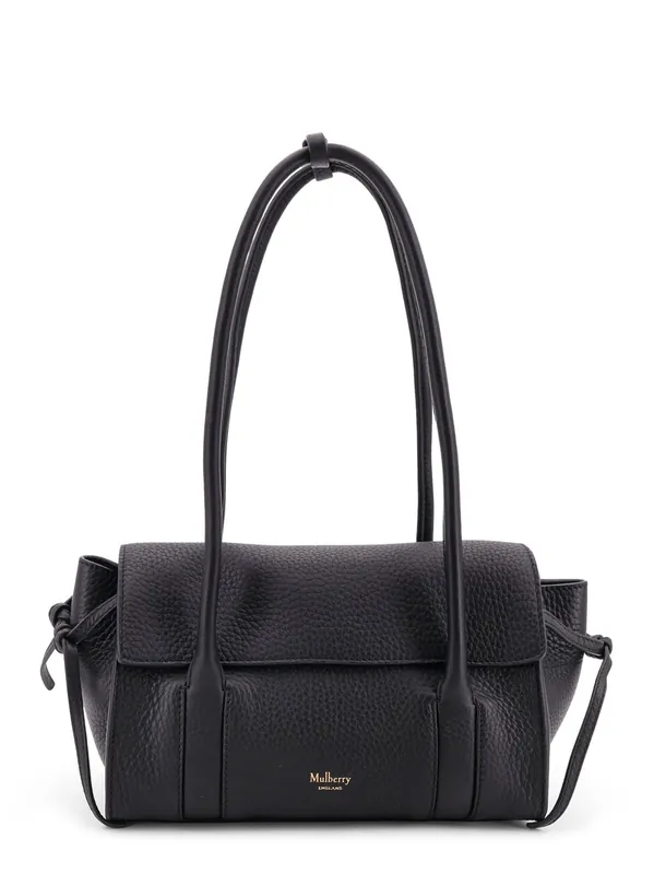 Leather Shoulder Bag With Logo - Mulberry