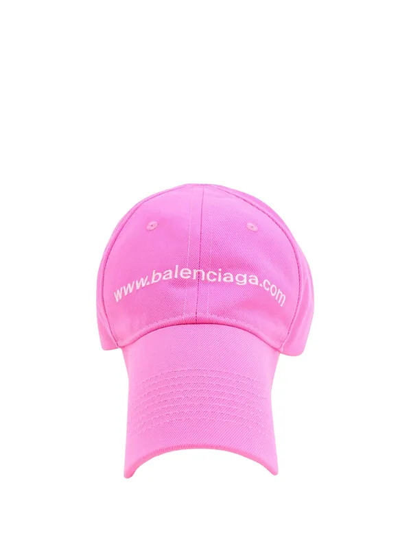 Pink Drill Hat - Balenciaga