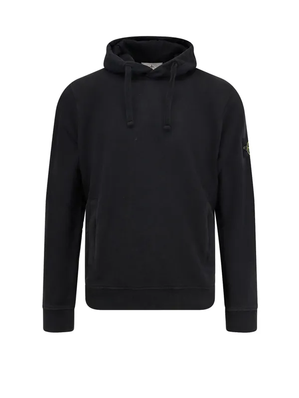 Organic Cotton Hooded Sweatshirt - Stone Island