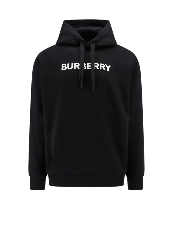Organic Cotton Sweatshirt With Frontal Logo - Burberry
