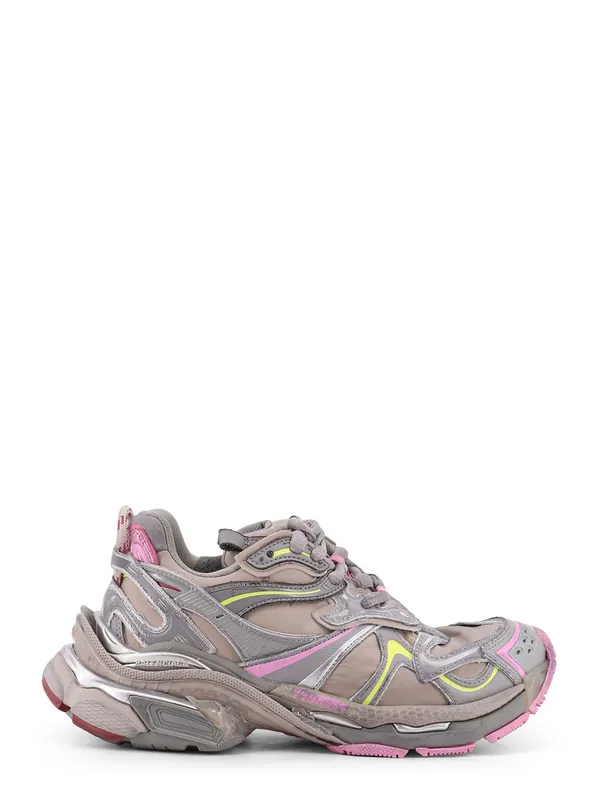 Runner 2 Nylon Low-Top Sneakers With Leather Inserts