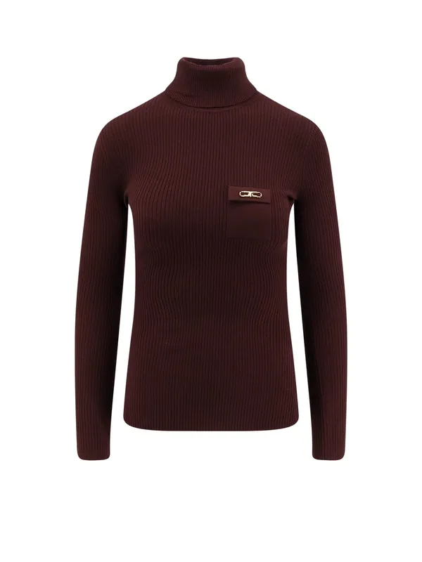 Ribbed Turtleneck - Elisabetta Franchi