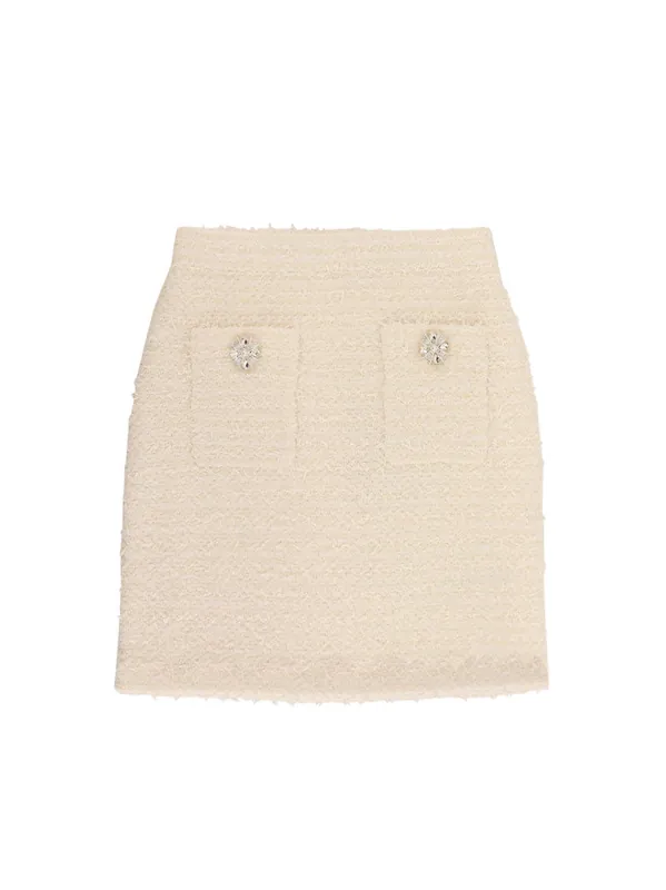 Bouclé Skirt - Self-Portrait
