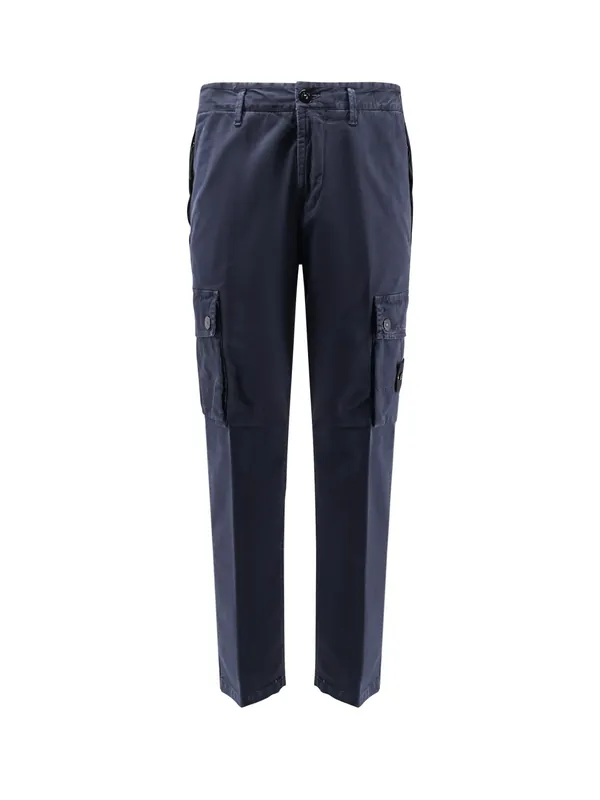 Organic Cotton Trousers - Stone Island
