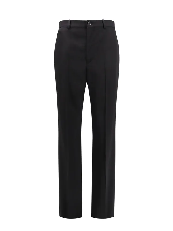 Slim Fit Wool Trousers - Balenciaga