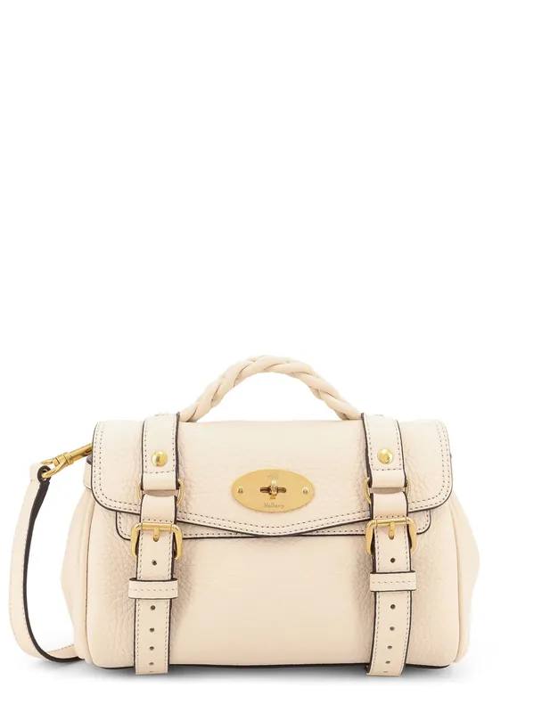 Alexa Mini Leather Bag - Mulberry