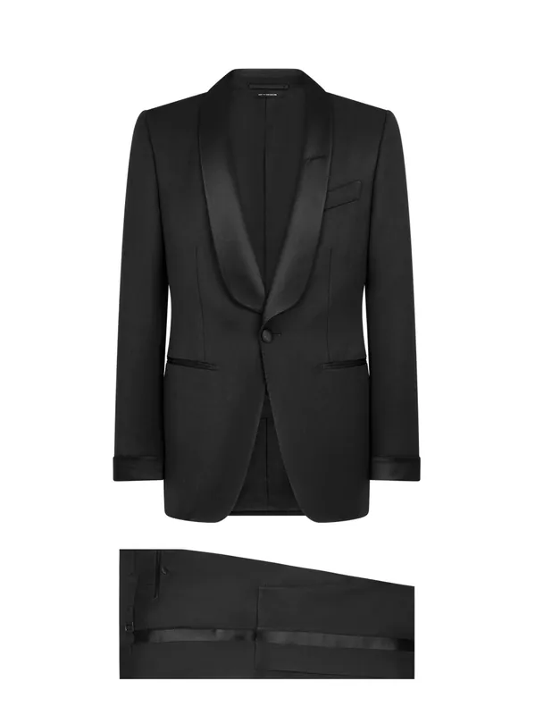 Wool Tuxedo With Satin Profiles - Tom Ford