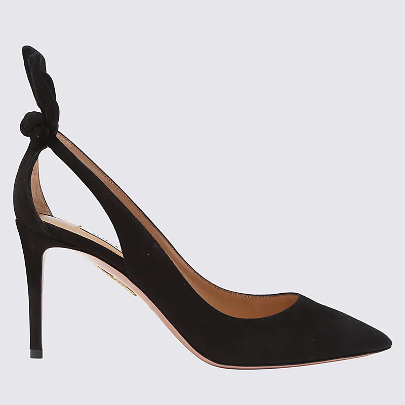 With Heel Black - Aquazzura