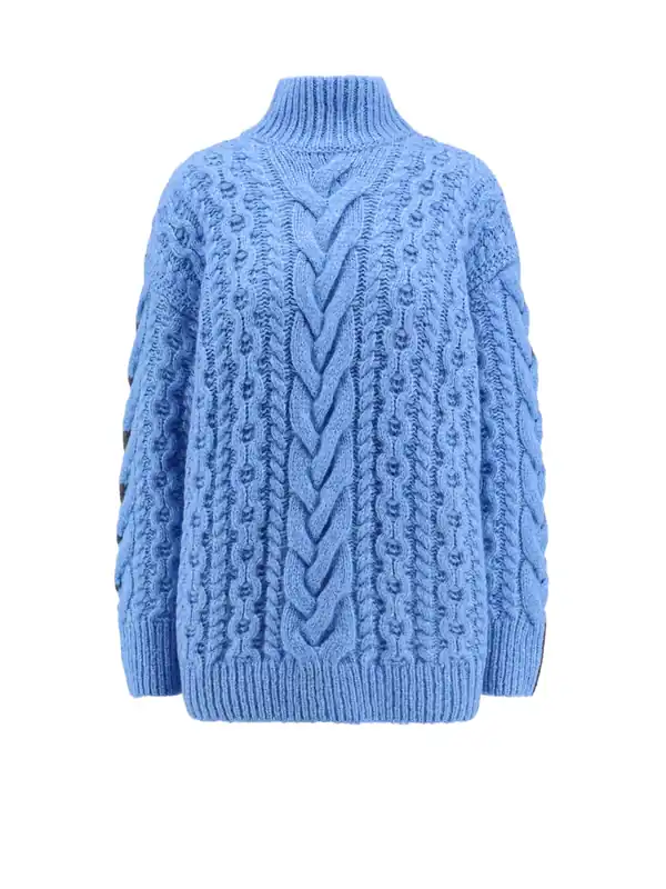 Bicolor Alpaca Blend Sweater - Stella McCartney