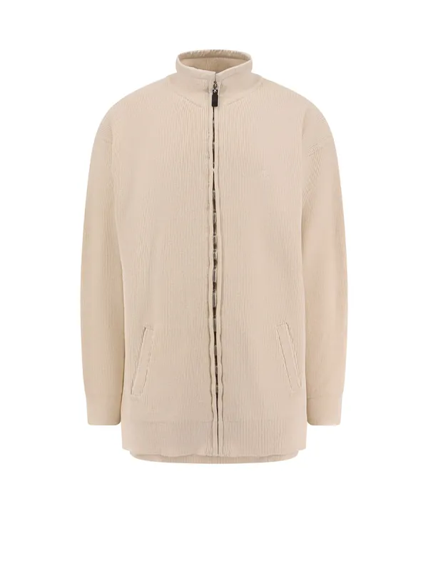 Intertwined Cardigan With Bb Garderobe Motif - Balenciaga