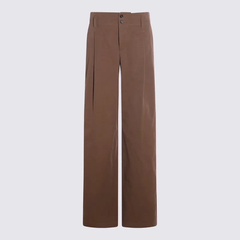 Trousers Mustard Brown - Chloé