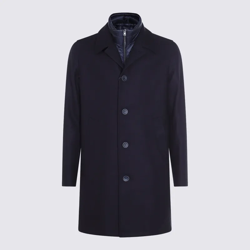 Coats Navy - Herno