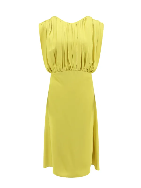 Sleeveless Satin Dress - Jil Sander