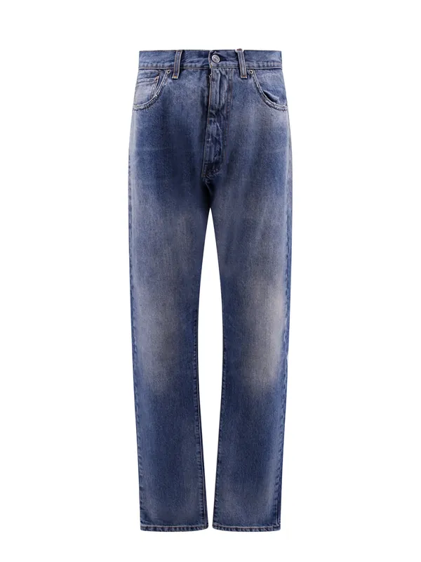 Stone Washed Straight Leg Jeans - Maison Margiela