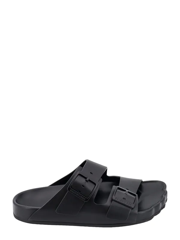 Suede Sandals With Anatomical Detail - Balenciaga