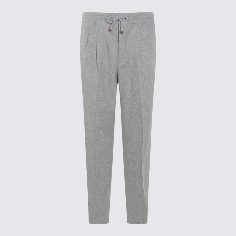 Trousers Light Grey - Brunello Cucinelli