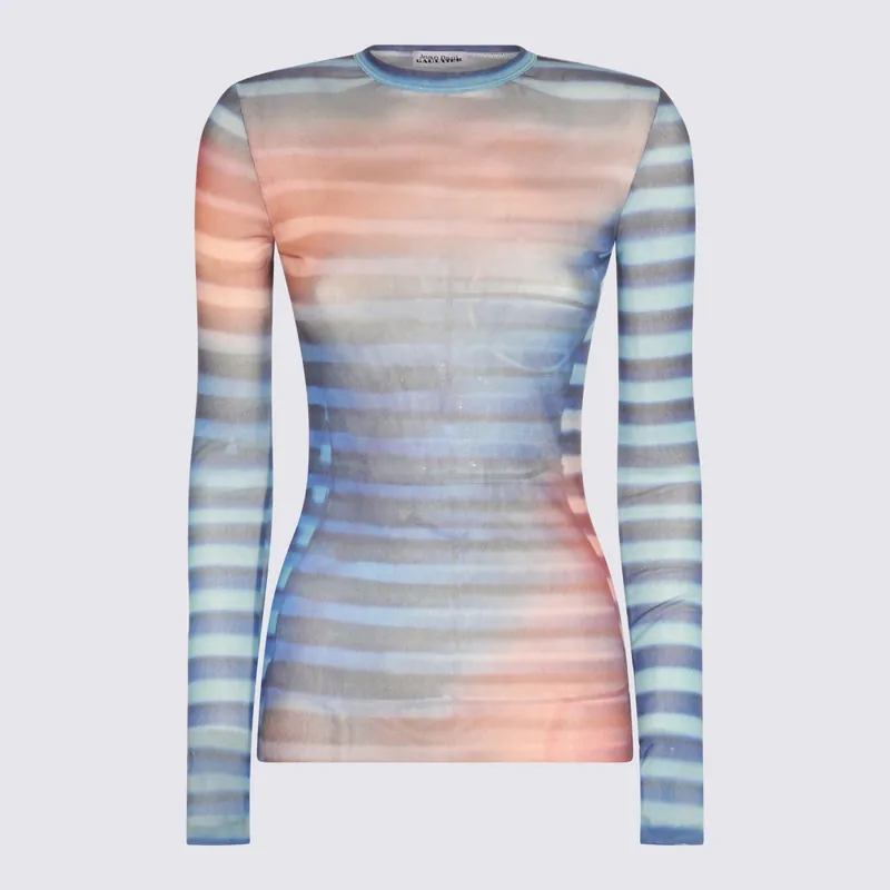 Top Lightblue/Blue/Peach - Jean Paul Gaultier