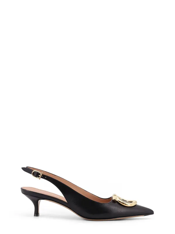 Sara Leather DéColleté With Gancini Detail - Ferragamo