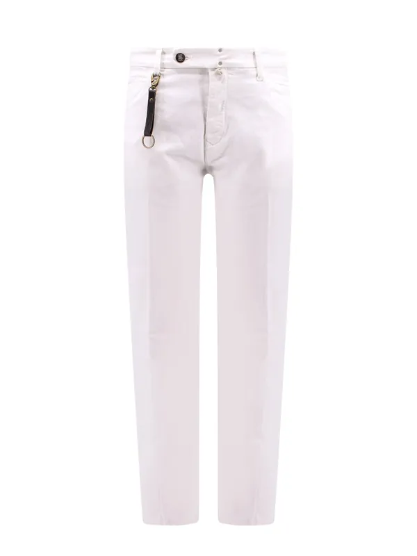 Stretch Cotton Trouser - Incotex Red