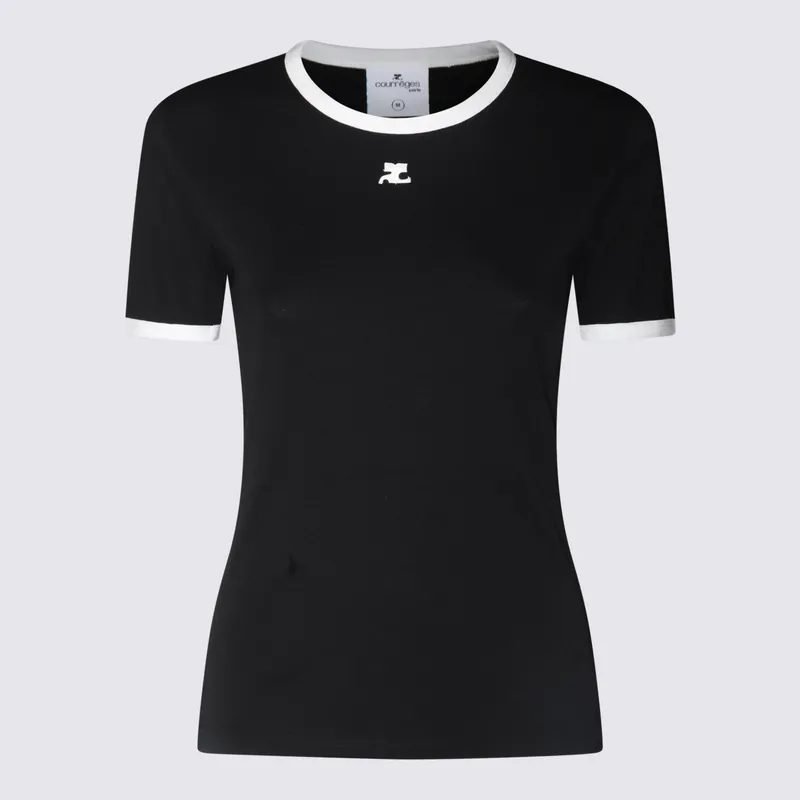 T-Shirts And Polos Black/Heritage White