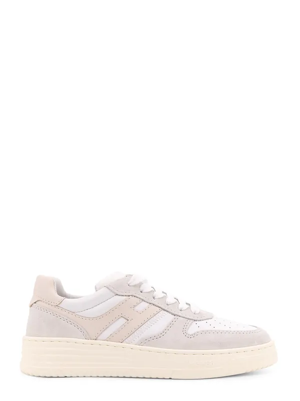 H630 Leather And Suede Sneakers - Hogan