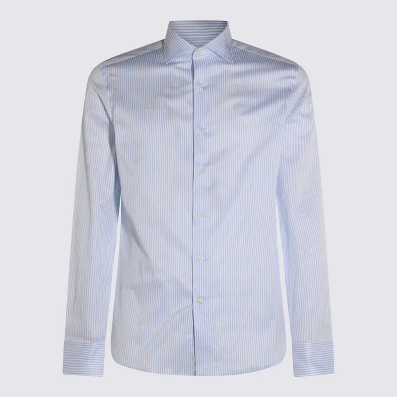 Shirts White-Blue