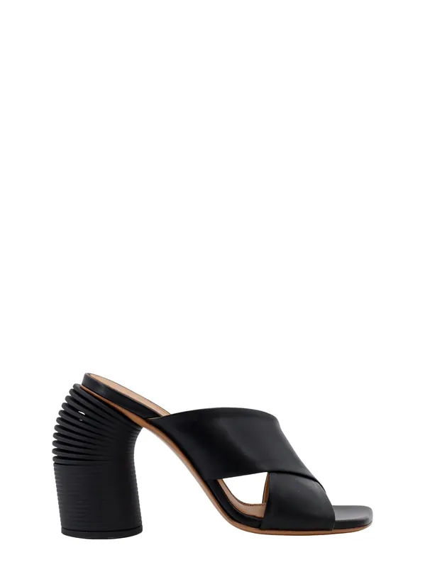 Leather Sandals - Off-White