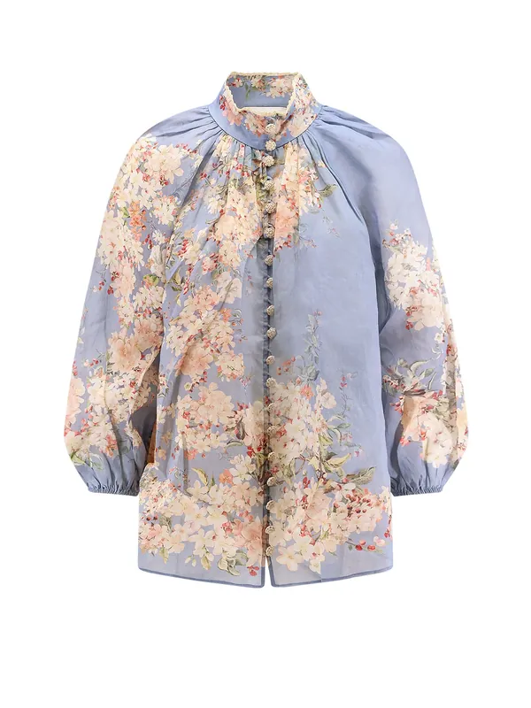 Cascadian Billow Ramie Shirt - Zimmermann