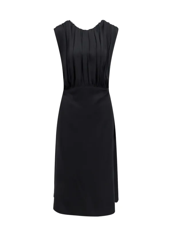 Sleeveless Satin Dress - Jil Sander